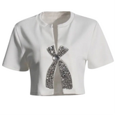 Crystal Bling Crop Top