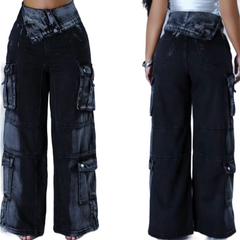 Pr3tty Hardcore High-Waist Cargo Jeans